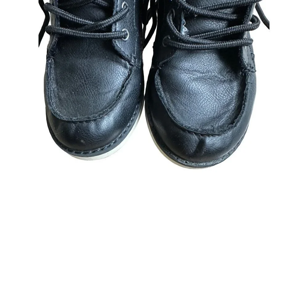 Naturalizer Unisex Youth Oxford, Black Zipper Up Size 4 UK 3 Sku 2264